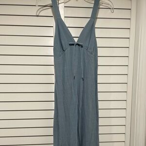 Blue Sleeveless Dress